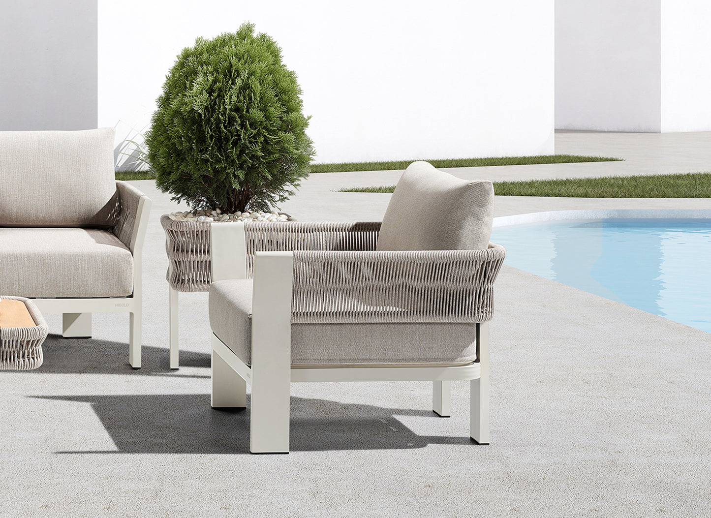 Borromeo single sofa set - 205430