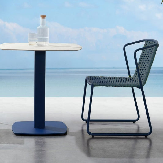 【特別価格】FANCY single chair & table set(bleu)