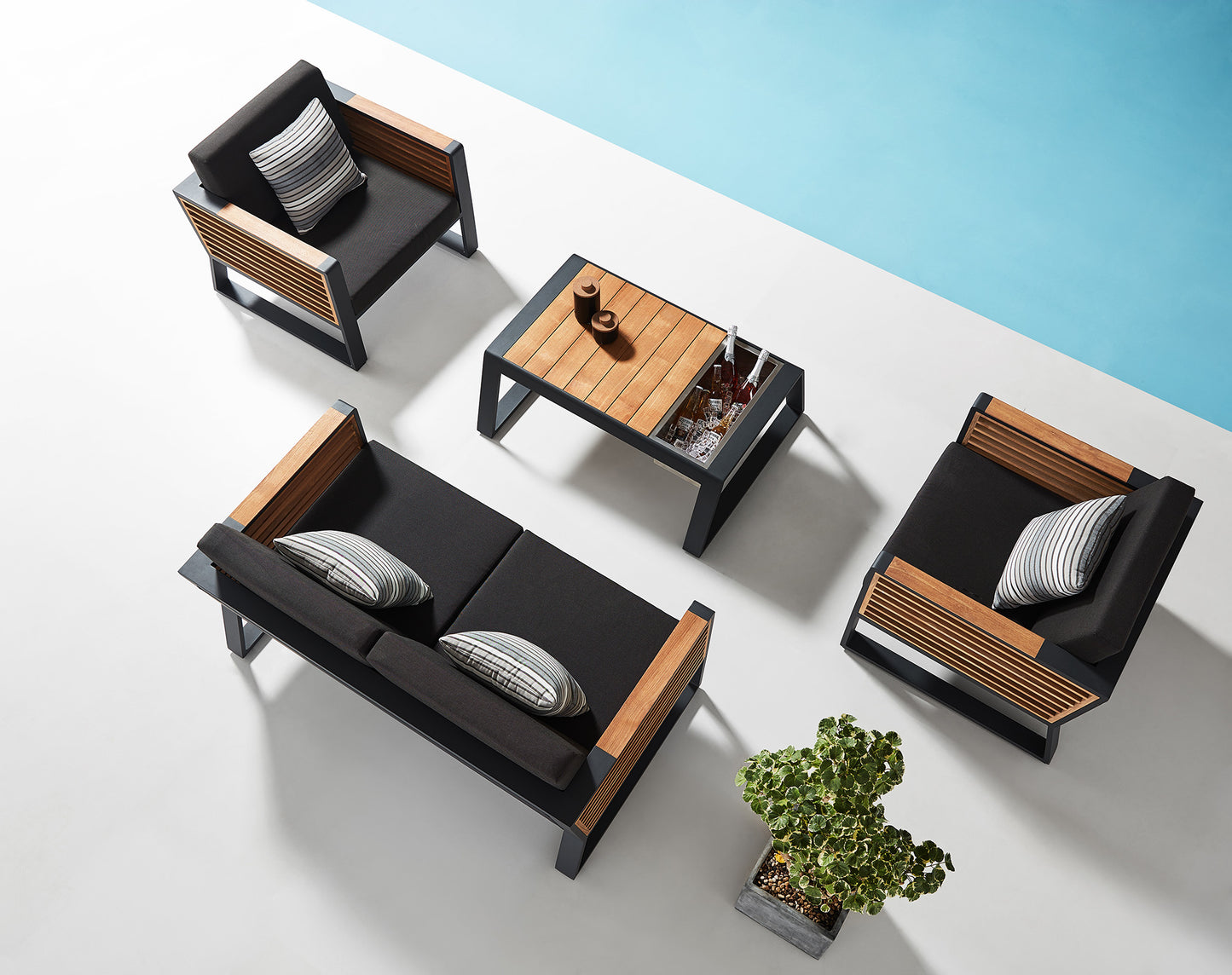 New York  lounge sofa set - 204010