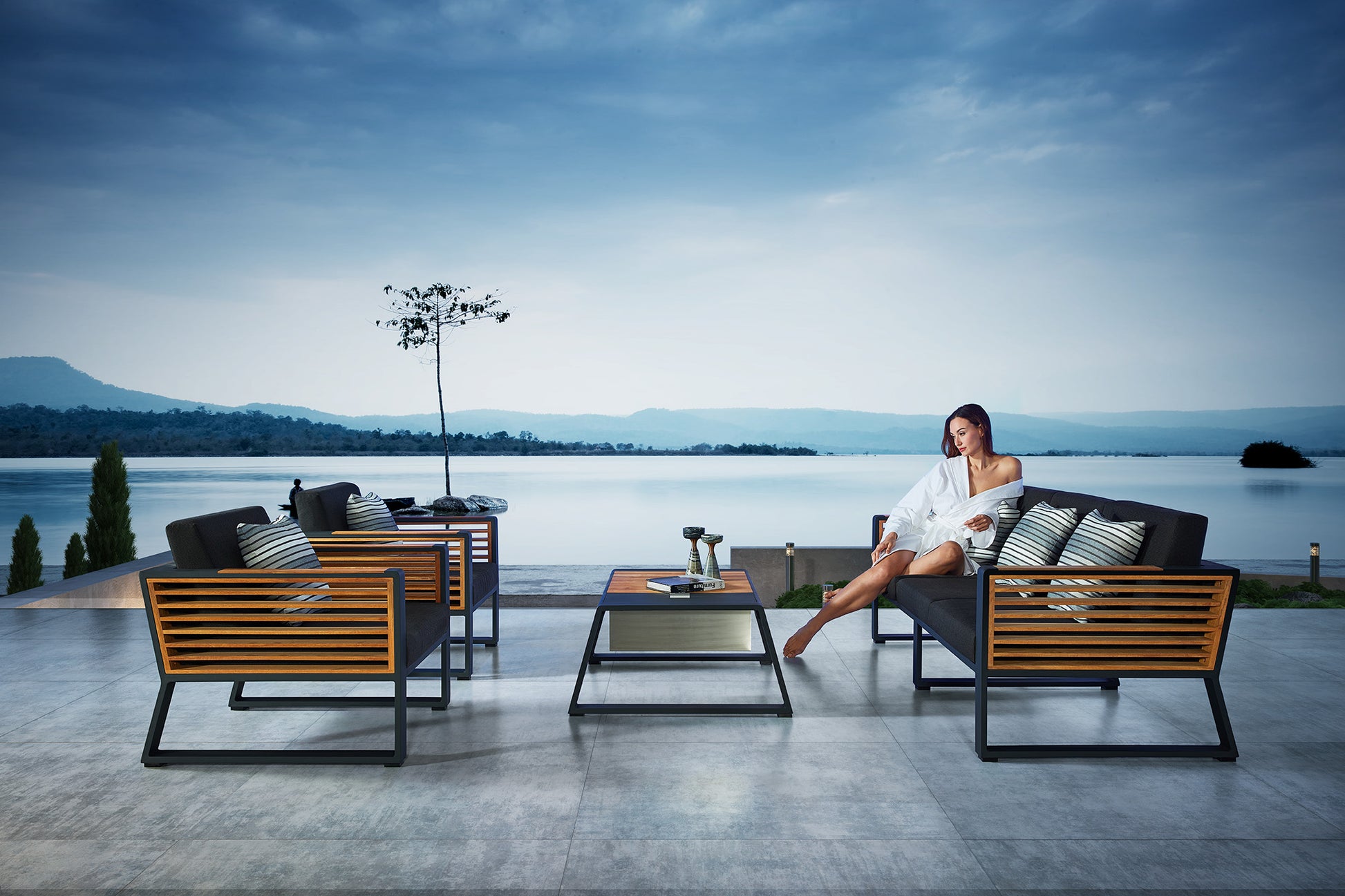 New York  lounge sofa set - 204090
