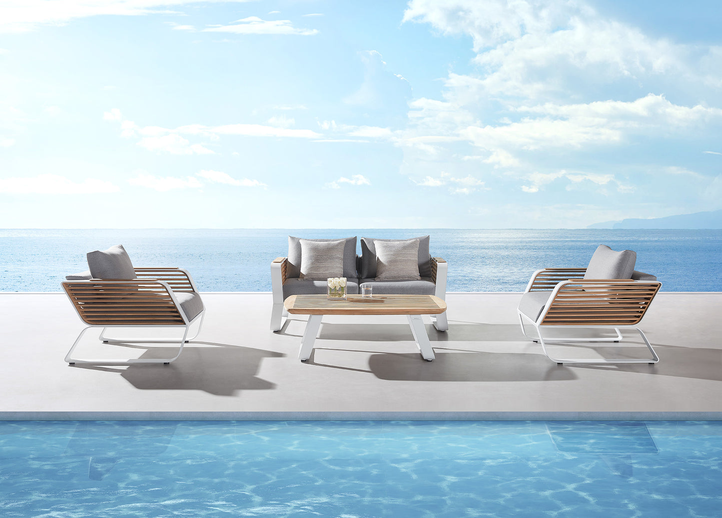 Wing lounge sofa set - 204910