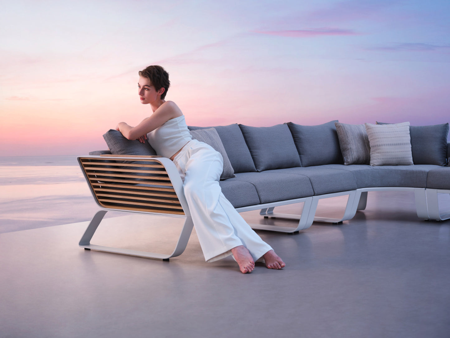 Wing lounge sofa set - 204960