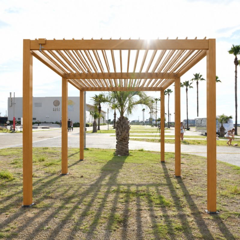 D130 louver pergola 4×4