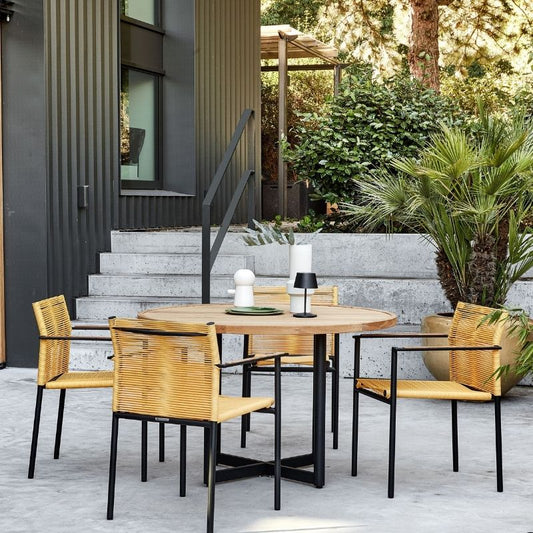 【特別価格】JAKARTA dining table set（yellow）