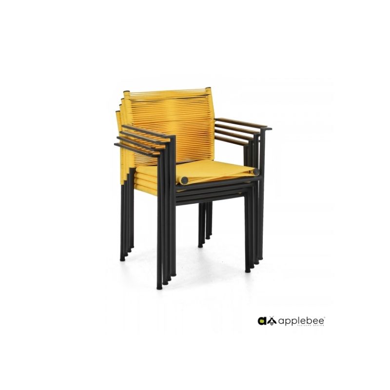 【特別価格】JAKARTA dining table set（yellow）