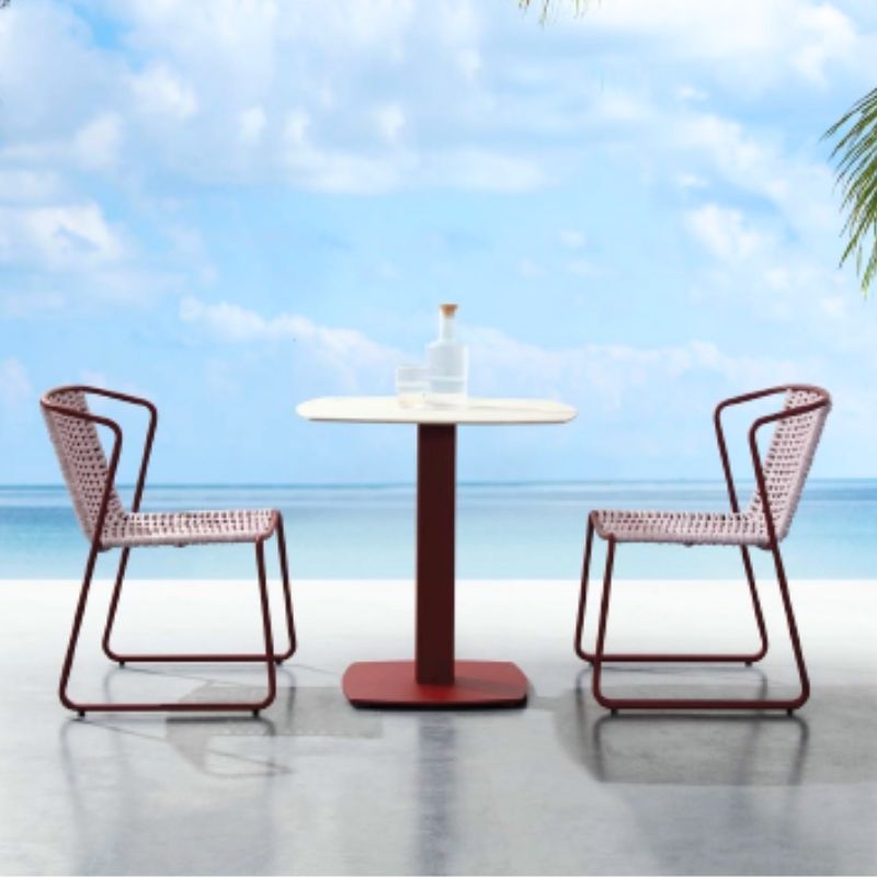 【特別価格】FANCY single chair & table set（red）