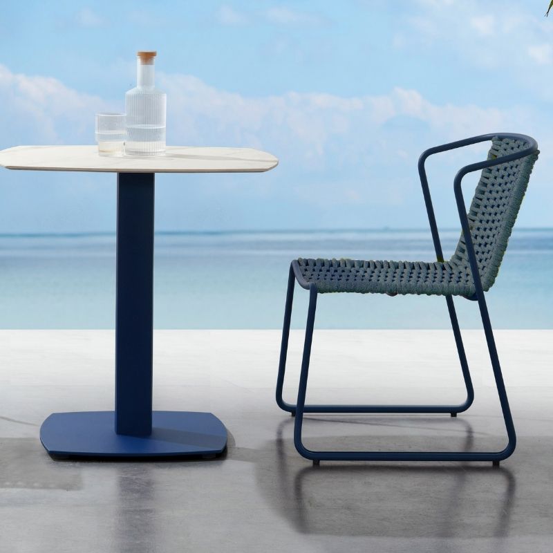 【特別価格】FANCY single chair & table set（bleu）