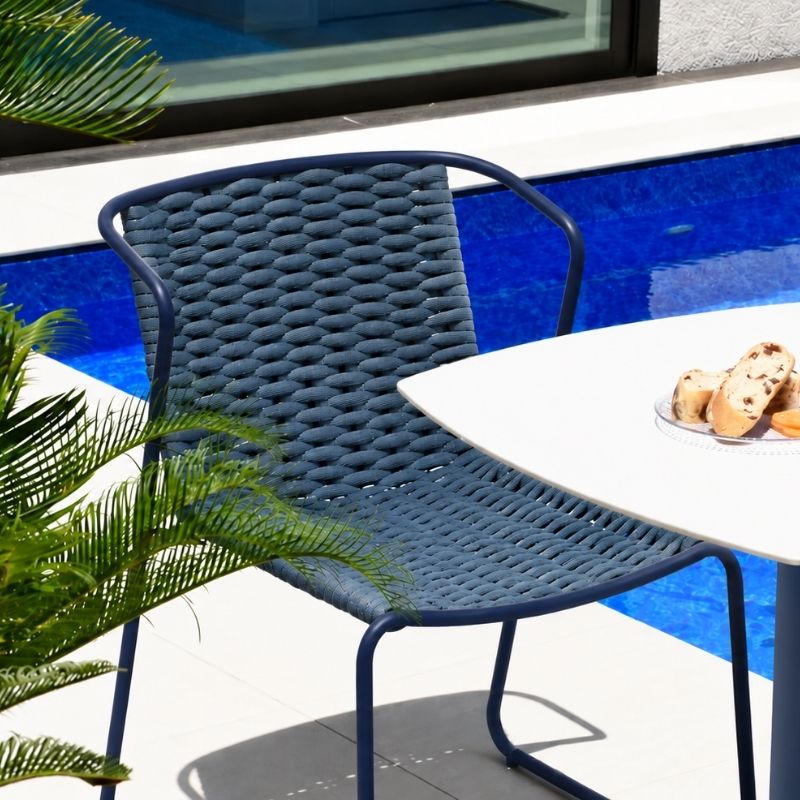 【特別価格】FANCY single chair & table set（bleu）